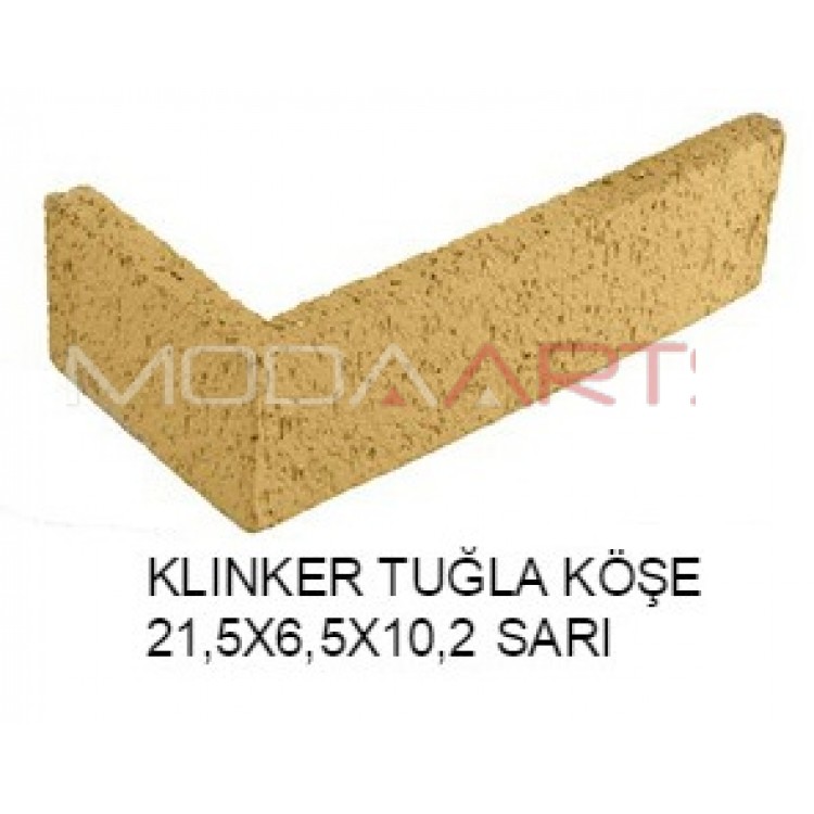 Işıklar Naturel Tuğla Köşe Sarı  ADET